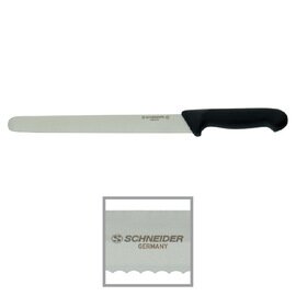 Bäckermesser gerade Klinge Wellenschliff | schwarz | Klingenlänge 31 cm Produktbild