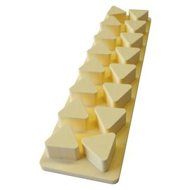 Auswerfer  • Dreieck | 16 Mulden | Muldenmaß Ø 40 mm  L 395 mm  B 100 mm Produktbild