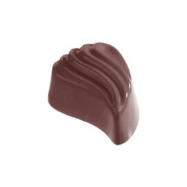 Schokoladenform  • Tropfen | 24 Mulden | Muldenmaß 35 x 26 x H 20 mm  L 275 mm  B 135 mm Produktbild