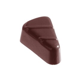 Schokoladenform  • dreieckig | 24 Mulden | Muldenmaß 39 x 28 x H 17 mm  L 275 mm  B 135 mm Produktbild