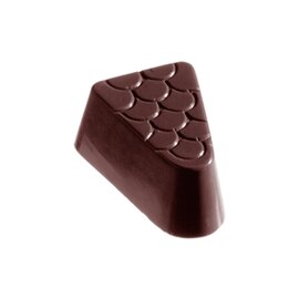 Schokoladenform  • dreieckig | 24 Mulden | Muldenmaß 32 x 25 x H 15 mm  L 275 mm  B 135 mm Produktbild