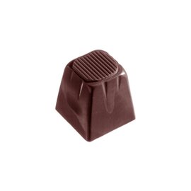 Schokoladenform  • quadratisch | 24 Mulden | Muldenmaß 26 x 26 x H 28 mm  L 275 mm  B 135 mm Produktbild