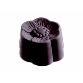 Schokoladenform  • Blume | 24 Mulden | Muldenmaß Ø 31 x 17 mm  L 275 mm  B 135 mm Produktbild