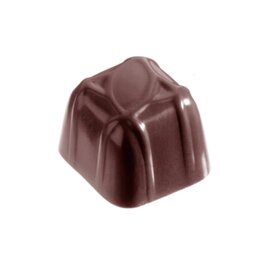 Schokoladenform  • quadratisch | 24 Mulden | Muldenmaß 25 x 25 x H 20 mm  L 275 mm  B 135 mm Produktbild