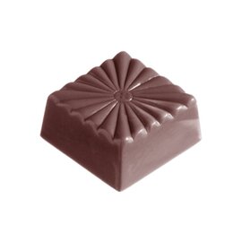Schokoladenform  • quadratisch | 24 Mulden | Muldenmaß 26 x 26 x H 13 mm  L 275 mm  B 135 mm Produktbild