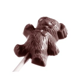 Schokoladenform  • Teddybär | 6 Mulden | Muldenmaß 48 x 37 x H 15 mm  L 275 mm  B 135 mm Produktbild