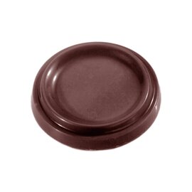 Schokoladenform  • rund | 18 Mulden | Muldenmaß Ø 39 x 8 mm  L 275 mm  B 135 mm Produktbild