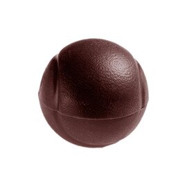 Schokoladenform  • Kugel  • Volleyball | 8 Mulden | Muldenmaß Ø 60 mm  L 275 mm  B 135 mm Produktbild
