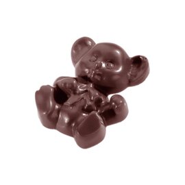 Schokoladenform  • Teddybär | 12 Mulden | Muldenmaß 50 x 39 x H 13 mm  L 275 mm  B 135 mm Produktbild