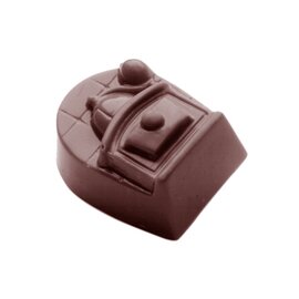 Schokoladenform  • Kaffeemühle | 24 Mulden | Muldenmaß 30 x 37 x H 19 mm  L 275 mm  B 135 mm Produktbild