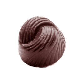 Schokoladenform  • Halbkugel | 24 Mulden | Muldenmaß Ø 30 x 16 mm  L 275 mm  B 135 mm Produktbild