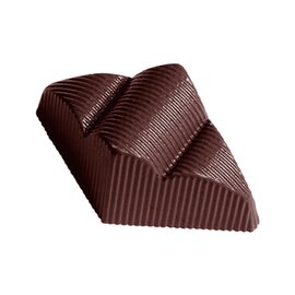 Schokoladenform  • Raute | 21 Mulden | Muldenmaß 45 x 27 x H 18 mm  L 275 mm  B 135 mm Produktbild