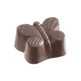 Schokoladenform  • Schmetterling | 28 Mulden | Muldenmaß 31,5 x 23 x H 13 mm  L 275 mm  B 135 mm Produktbild