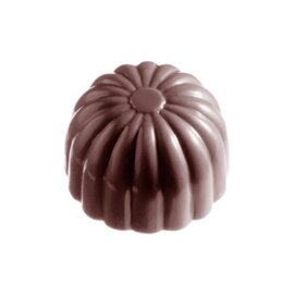 Schokoladenform  • Halbkugel | 24 Mulden | Muldenmaß Ø 28 x 19 mm  L 275 mm  B 135 mm Produktbild