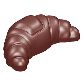 Schokoladenform  • Croissant | 14 Mulden | Muldenmaß 48 x 29 x H 15 mm  L 275 mm  B 135 mm Produktbild