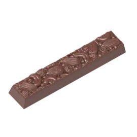 Schokoladenform  • Rechteck | 8 Mulden | Muldenmaß 116,5 x 22,5 x 15 mm  L 275 mm  B 135 mm Produktbild
