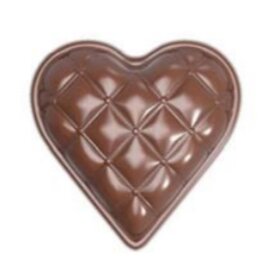 Schokoladenform  • Herz | 18 Mulden | Muldenmaß 32,9 x 32,9 x H 9,9 mm  L 275 mm  B 135 mm Produktbild
