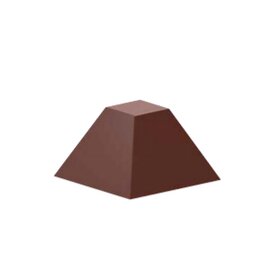 Schokoladenform  • Pyramide | 21 Mulden | Muldenmaß 27,5 x 27,5 x 17 mm  L 275 mm  B 135 mm Produktbild