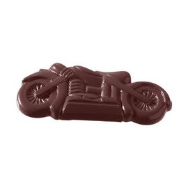 Schokoladenform  • Motorrad | 6 Mulden | Muldenmaß 117 x 48 x H 12 mm  L 275 mm  B 175 mm Produktbild