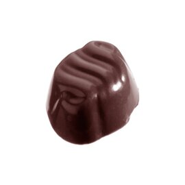 Schokoladenform  • oval | 32 Mulden | Muldenmaß 29 x 22 x H 11 mm  L 275 mm  B 135 mm Produktbild