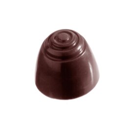 Schokoladenform  • rund | 72 Mulden | Muldenmaß Ø 18 x 15 mm  L 275 mm  B 135 mm Produktbild