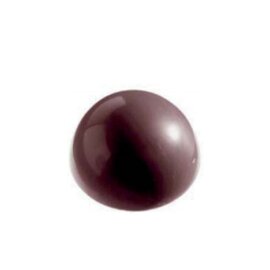 Schokoladenform  • Halbkugel | 8 Mulden | Muldenmaß 59 x 29 mm  L 275 mm  B 135 mm Produktbild