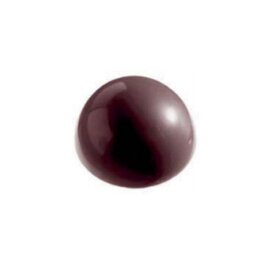 Schokoladenform  • Halbkugel | 6 Mulden | Muldenmaß 80 x 40 mm  L 275 mm  B 175 mm Produktbild