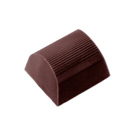 Schokoladenform  • Halbzylinder | 32 Mulden | Muldenmaß 29 x 26 x H 17 mm  L 275 mm  B 175 mm Produktbild