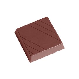 Schokoladenform  • quadratisch | 15 Mulden | Muldenmaß 41 x 41 x H 10 mm  L 275 mm  B 135 mm Produktbild