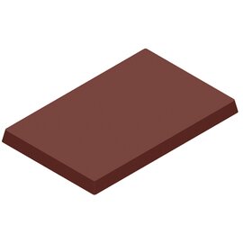 Schokoladenform  • rechteckig | 4 Mulden | Muldenmaß 85 x 55 x H 6 mm  L 275 mm  B 135 mm Produktbild