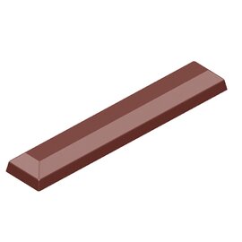 Schokoladenform  • rechteckig | 12 Mulden | Muldenmaß 80 x 15 x H 7 mm  L 275 mm  B 135 mm Produktbild