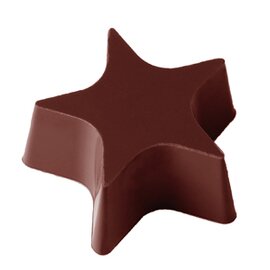 Schokoladenform  • Stern | 18 Mulden | Muldenmaß 32 x 32 x H 15 mm  L 275 mm  B 135 mm Produktbild