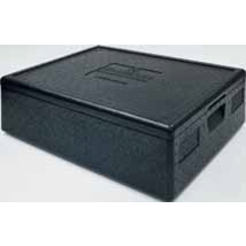 Speisentransportbehälter TOP-BOX Bäckernorm EPP schwarz 32 ltr | 685 mm x 485 mm H 180 mm Produktbild
