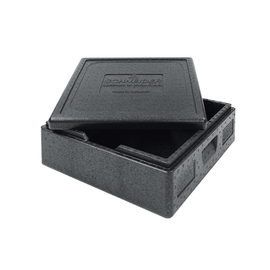 Top-Box PIZZA EPP schwarz 21 ltr | 480 mm x 480 mm H 165 mm Produktbild