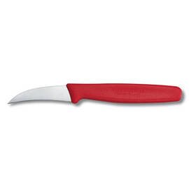 Tourniermesser gebogene Klinge glatter Schliff | rot | Klingenlänge 6 cm Produktbild