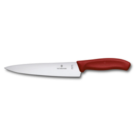 Tranchiermesser SWISS CLASSIC RED EXTENSION Wellenschliff Kunststoffgriff rot L 315 mm Klingenlänge 190 mm Produktbild