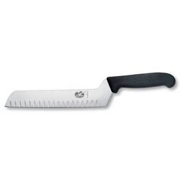 Buttermesser | Weichkäsemesser gerade Klinge Kullenschliff | schwarz | Klingenlänge 21 cm Produktbild