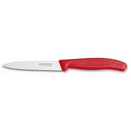 Gemüsemesser SWISS CLASSIC SWISS CLASSIC mittelspitz Wellenschliff | rot | Klingenlänge 10 cm Produktbild