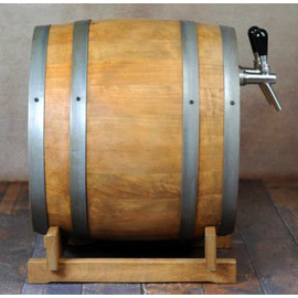 Glühweinzapfanlage im Holzfass 2-leitig mit Weinpumpe integriert 400 Volt Produktbild 1 S