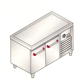 Kühlunterbau MULTI COLD 7SFP120 500 Watt  | 2 Volltüren Produktbild