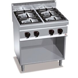 Gasherd G7F4MP 28 kW | Unterbau offen Produktbild