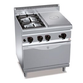 Glühplattenherd G7T4P2F+FG1 Gastronorm 21,5 kW | Backofen Produktbild