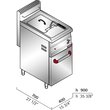 Gas-Standfritteuse TURBO GL10M | 1 Becken 1 Korb 10 ltr 6,9 kW (Gas) Produktbild