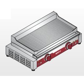 Elektro-Griddleplattel, PDT/R, Serie "snack CLASSIC", Doppel-Grillplatte aus Gusseisen, gerillt Produktbild