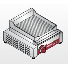 Elektro Griddleplatte SNACK CLASSIC PST/R • Oberfläche Gusseisen • gerillt | 230 Volt 1 kW Produktbild