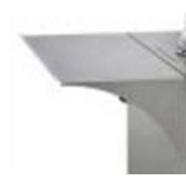 Seitenbord für rollbare Arbeitsstation, 1 Stück,  L x W x H: 310 x 600 x 220 mm, Gewicht: 3 kg, mit Edelstahlstopfen Produktbild