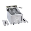 Friteuse RFE 8 D | 2 Becken 2 Körbe 16 ltr | 380 Volt 2 x 4,5 kW Produktbild