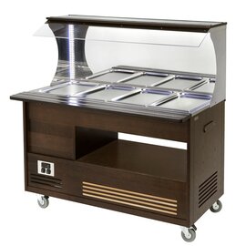 Warmbuffet dunkel passend für 4 x GN 1/1 Produktbild