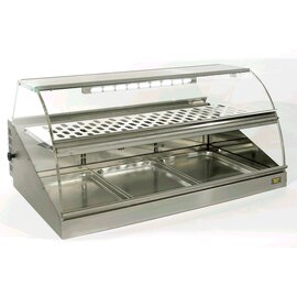 Gourmet-Display 3 x GN 1/1 2400 Watt 230 Volt  L 1000 mm  B 720 mm  H 475 mm Produktbild