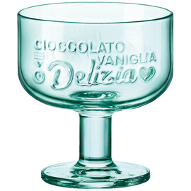 Eisschale | Dessertschale GRAPHICA Glas grün 280 ml Ø 92 mm H 100 mm Produktbild